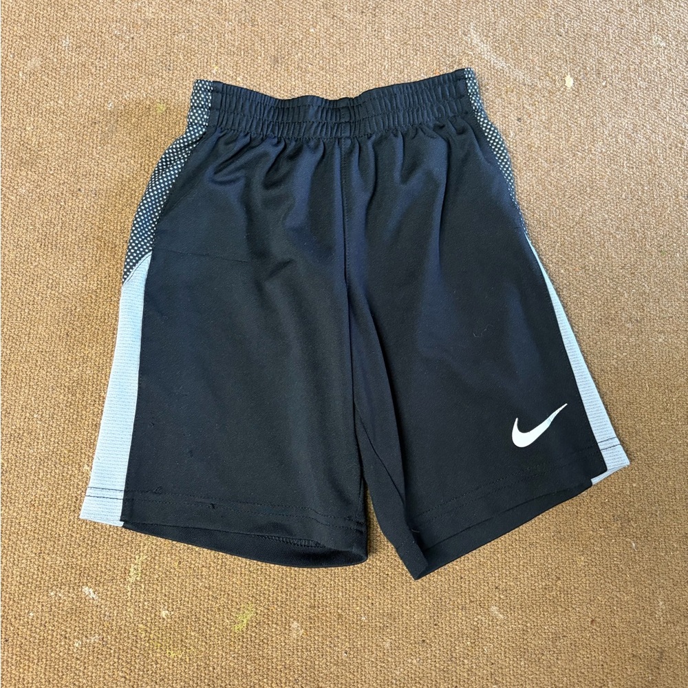 Nike Black and Gray Sports Shorts